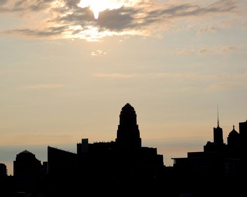 Buffalo Skyline silhouette